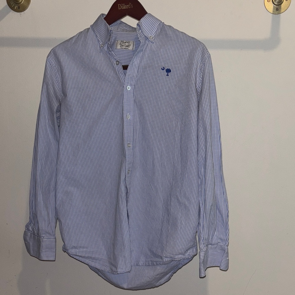 Dry Goods Light Blue Gingham Men's Shirt